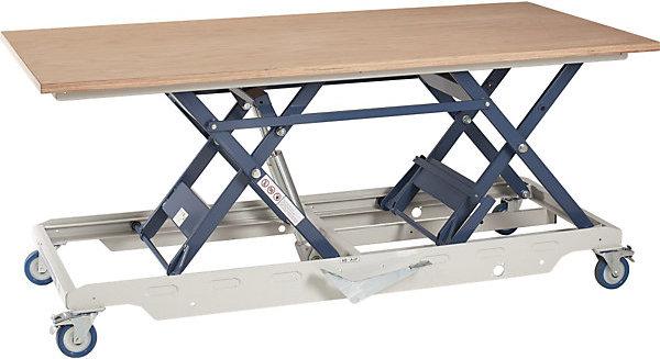 Image du produit Reinhold Beck Maschinenbau Table élévatrice mobile, force 300 kg, l x p 2000 x 1000 mm. (200 cm, 100 cm)