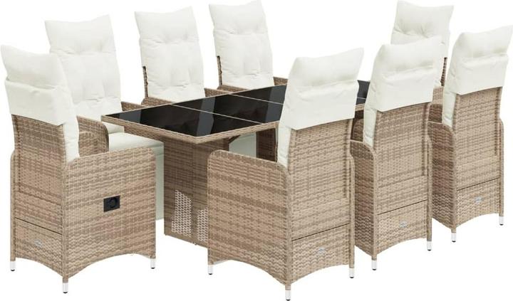 Image du produit vidaXL Bistro Set (190 x 80 x 75 cm)