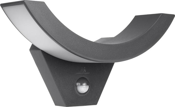 Productafbeelding Maclean MCE290GR LED lamp su infrarood bewegingssensor 800lm 10W IP54 pilka (800 lm, IP54)
