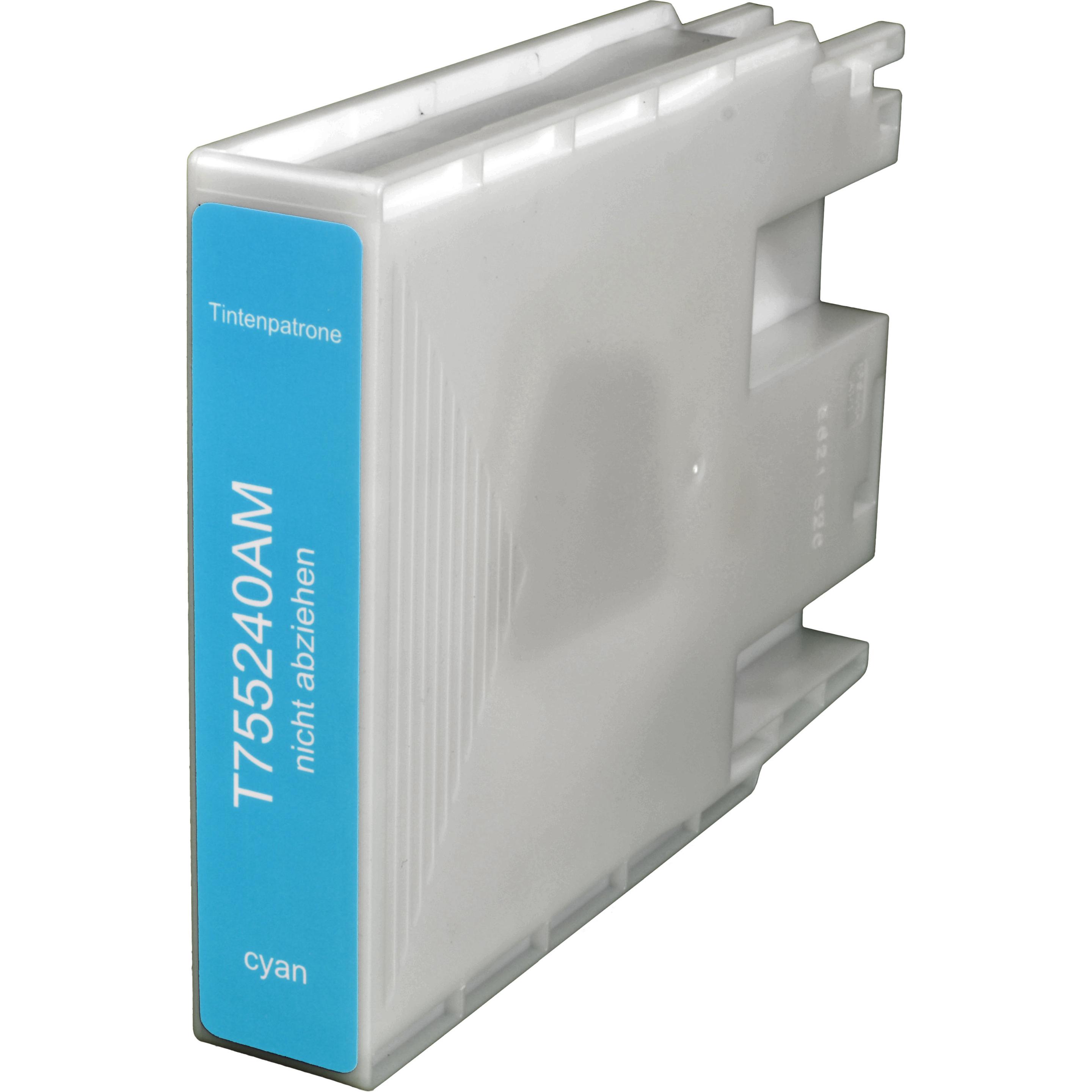 Ampertec, Druckerpatrone, Tinte ersetzt Epson C13T755240 cyan (C)