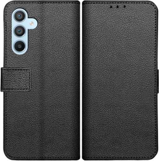 Image du produit Just in Case Housse de livre en cuir noir Samsung Galaxy A54 (Samsung Galaxy A54 5G)