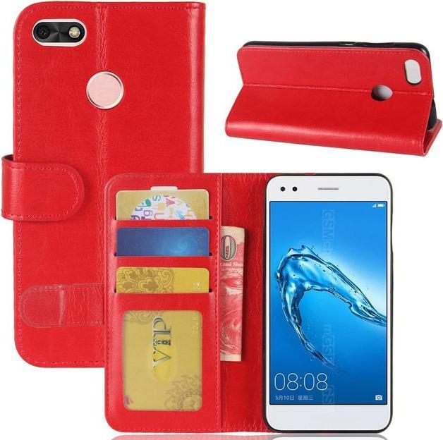 Actual product image MU Classic Crazy Horse Leather Cover (Huawei Y6 Pro (2017))