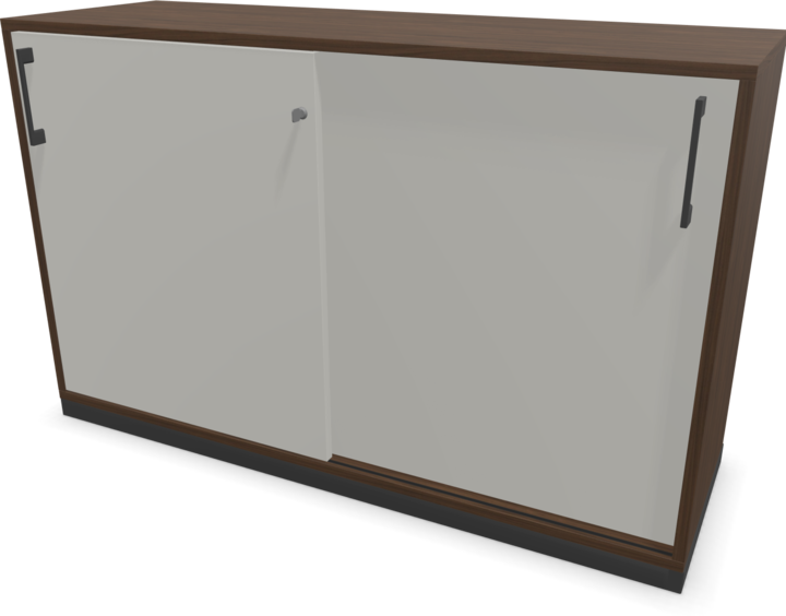 Actual product image Narbutas Choice sliding door cabinet (120 x 40 x 76 cm)