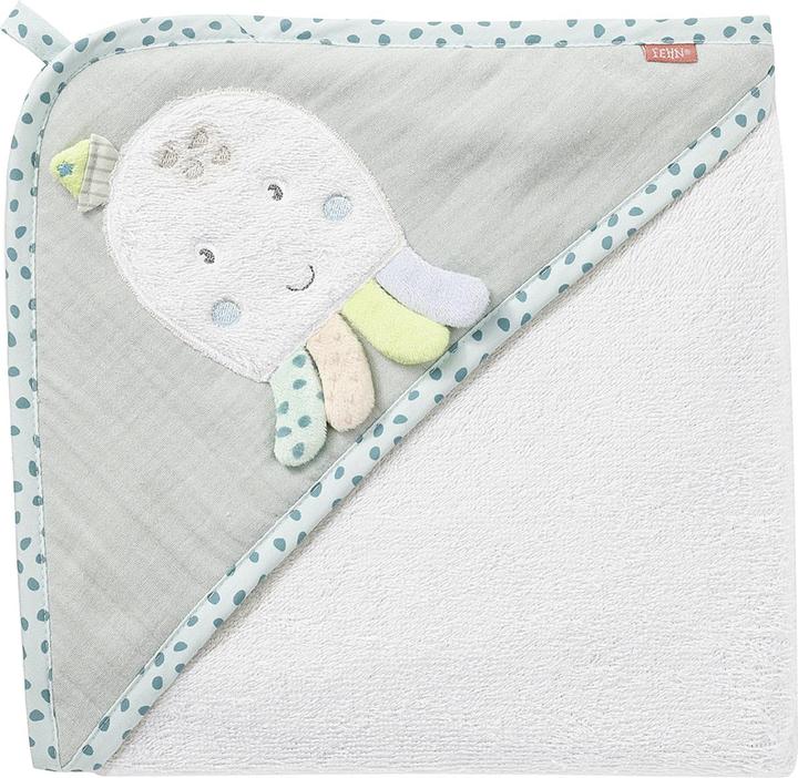 Fehn Baby-Kapuzentuch Oktopus