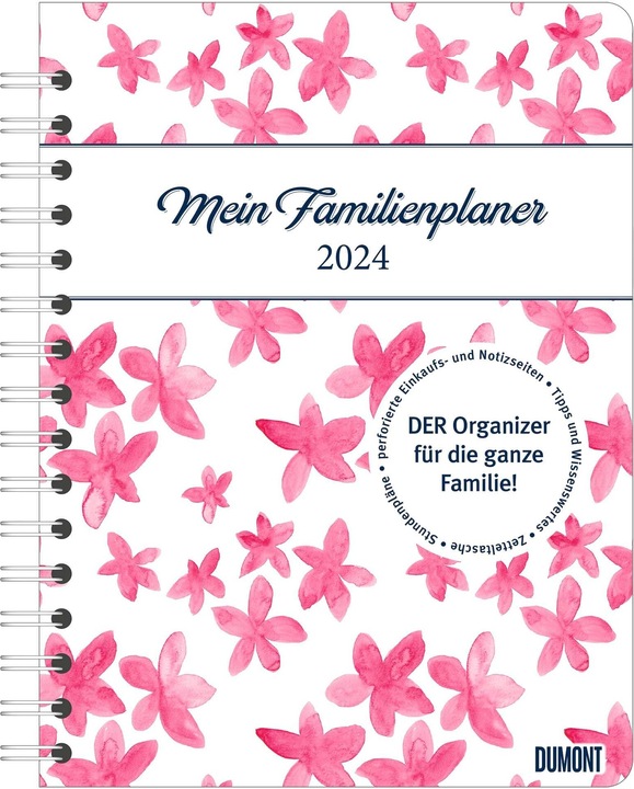 Produktbild Familienplaner-Buch Colour 2024 17,5x23,1 (Deutsch)