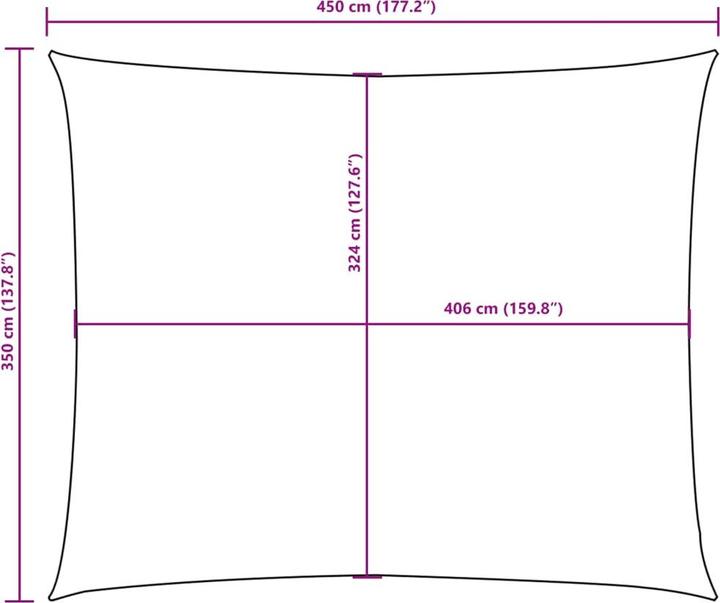 Produktbild vidaXL Sonnensegel (250 x 400 cm)