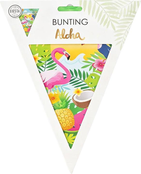 Produktbild Globos Europe Aloha-Papierfähnchen-Girlande – 6 m