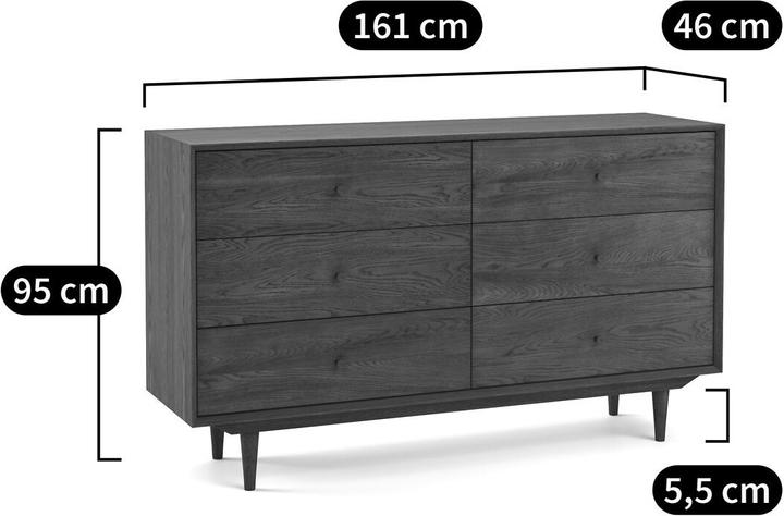 Produktbild La Redoute Interieurs Quilda (161 x 46 x 95 cm)
