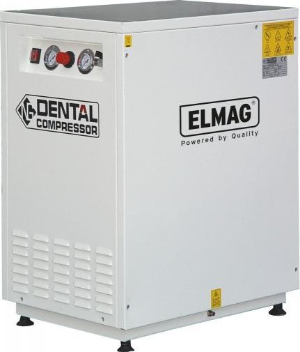 Produktbild Elmag - Dentalkompressor 350/8/30W-SILENT EXTREME SD 30L 2,00CV inkl. Adsorptionstrockner, 155 l/min (30 l, 8 Bar)