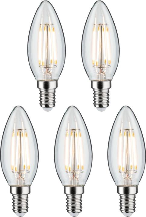 Produktbild Paulmann Kerze 5er Set (E14, 4.80 W, 470 lm, 1 x, F)