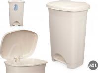 Produktbild Arte Regal Kunststoff-Treteimer 50l beige (50 l)