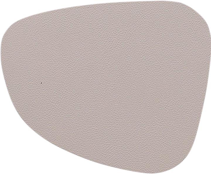 Actual product image Zeller Present Glasuntersetzer-Set Kunstleder 2-farbig 4-teilig 10x12 cm (4x, Glass coaster)