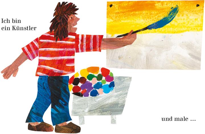 Image du produit Der Künstler und das blaue Pferd (Allemand, Eric Carle, Ulli et Herbert Günther, 2023)