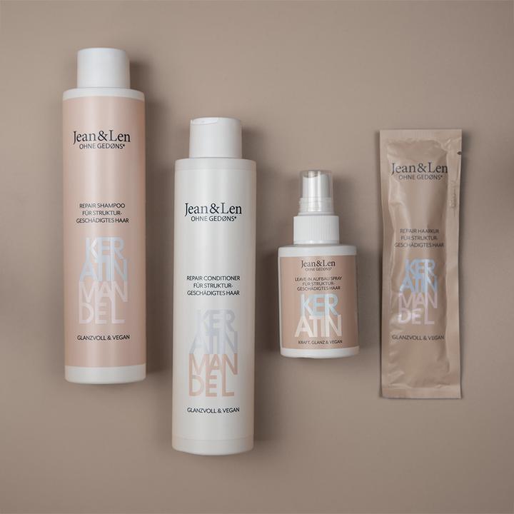 Image du produit Jean & Len Après-shampooing réparateur Kératine et amande (300 ml)