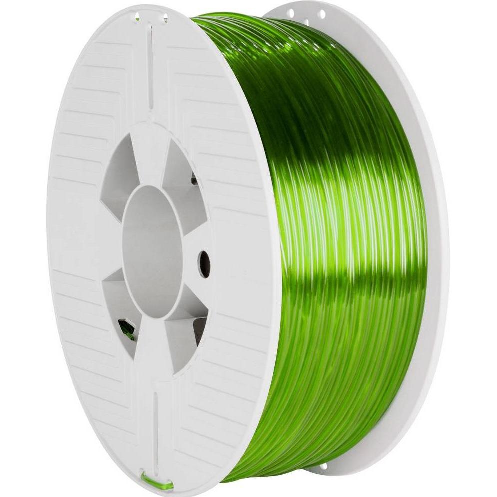 Verbatim Durchsichtig grün - 1 kg - PTEG-Filament (3D) (PETG, 2.85 mm, 1000 g, Grün), 3D Filament, Grün