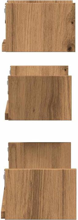 Produktbild VidaXL Wandregale (60 x 15 x 10 cm, 45 x 15 x 10 cm, 30 x 15 x 10 cm)