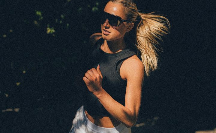 Actual product image 100% S2 (Gloss Black Havana, soft gold mirror)