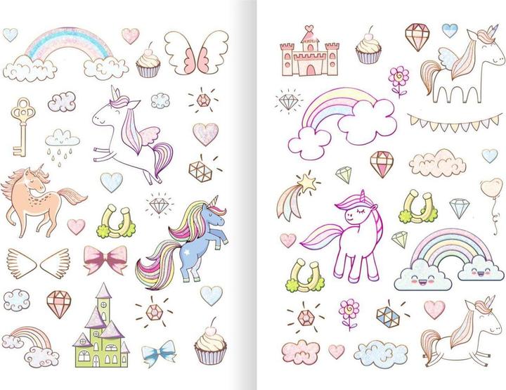 Produktbild ARS Glitzerspass Einhorn-Sticker