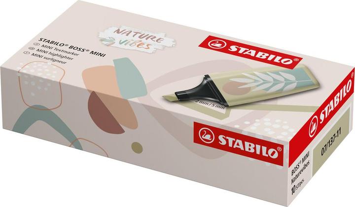Produktbild STABILO Boss Mini Naturevibes W'grau (1x)