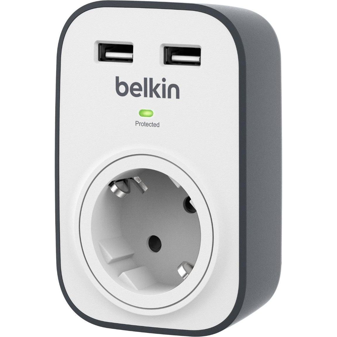 Belkin, Überspannungsschutz, SURGE PLUS ONE WAY 2.4 A