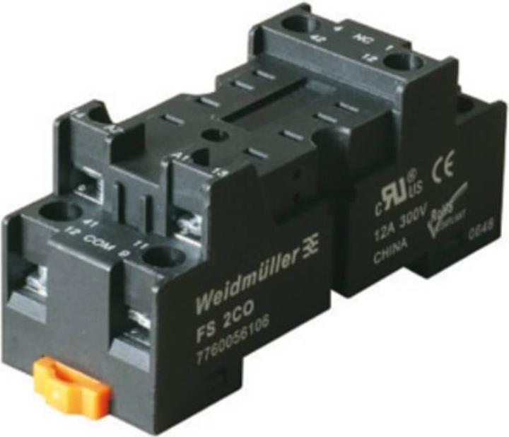 Produktbild Weidmüller Relaissockel Schraub TS35 8Pins 7760056106 (Relaissockel)