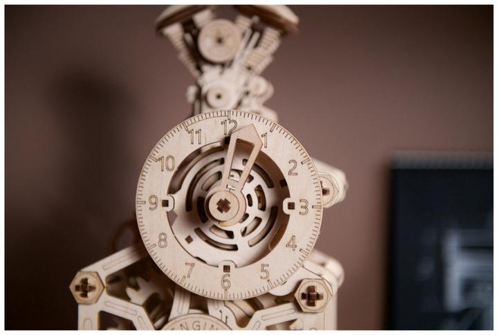 Actual product image Ugears Engine Clock