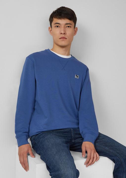 Produktbild s.Oliver Sweatshirt Sweatshirt aus Baumwollmix mit Crew Neck (M)