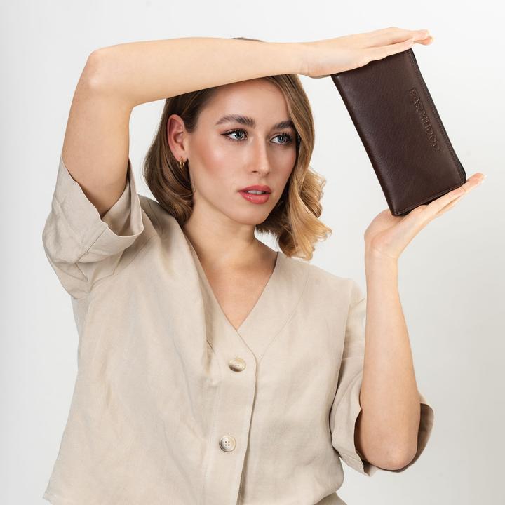 Actual product image Farmhood Memphis wallet RFID protection leather 19.5 cm