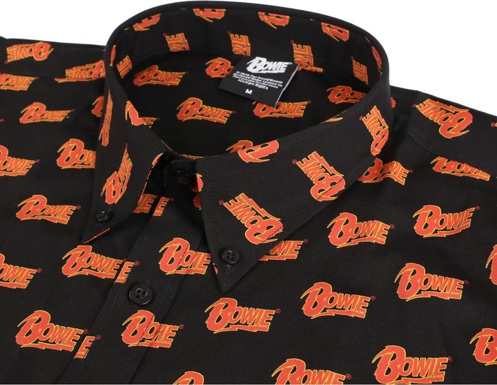 Immagine prodotto David Bowie Camicia Logo sul Intera Superficie Adulto Unisex (XXL)