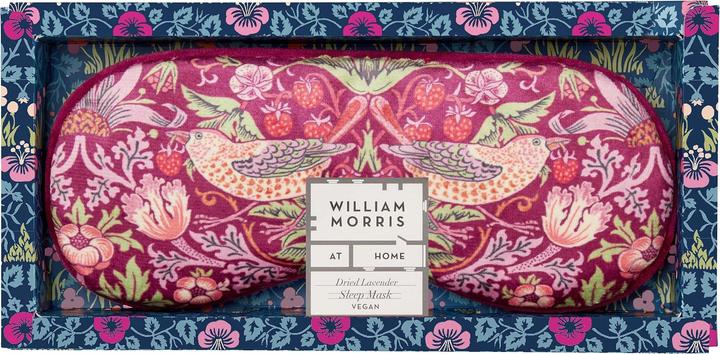 Actual product image Morris & Co William Morris At Home Lavender Sleep Mask with Perfect Blackout Soft Velvet for Comfort Cruelty Fre (Sleeping mask)