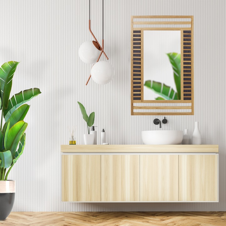 Produktbild Relaxdays Bambus Dekor (50 x 70 cm)