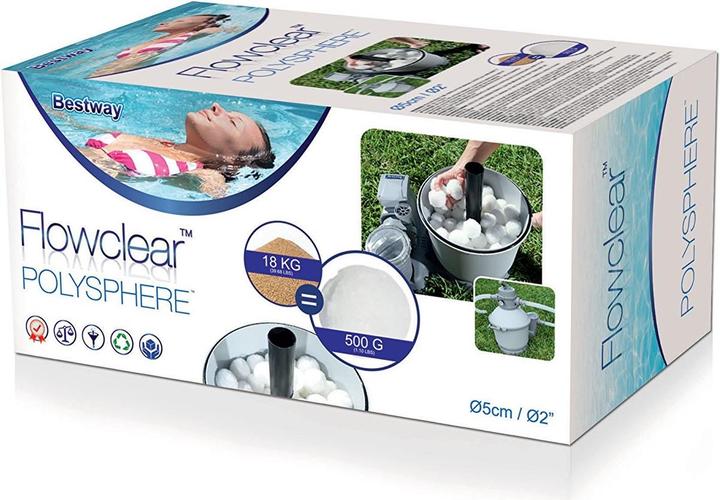 Actual product image Bestway Flowclear Polysphere