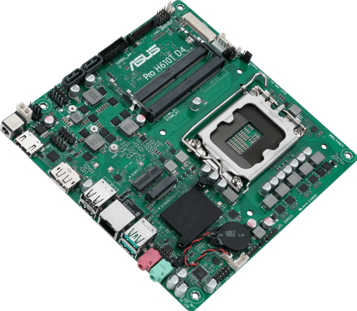 Produktbild ASUS MB PRO H610T -CSM (LGA 1700, Intel H610, Mini-ITX)