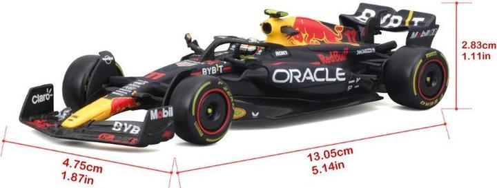 Actual product image Bburago Red Bull Racing F1 RB19 1/43 Pérez 2023