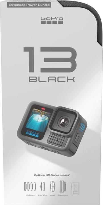 Productafbeelding GoPro Hero 13 Black Uitgebreide Power Bundel (30p, Bluetooth, WiFi, GPS)