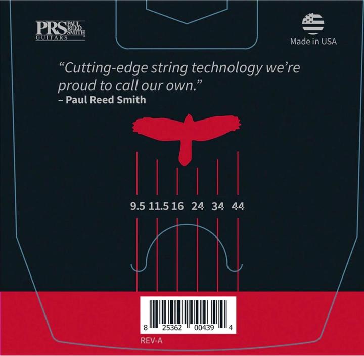 Actual product image PRS Signature 9.5-44 Custom Light Electric Guitar String Set (Electric guitar)