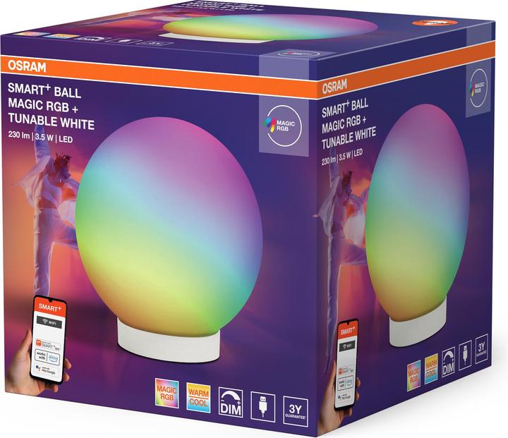 Immagine prodotto Osram Smart+ Ball Magic RGB Rgbw USB (200 lm)