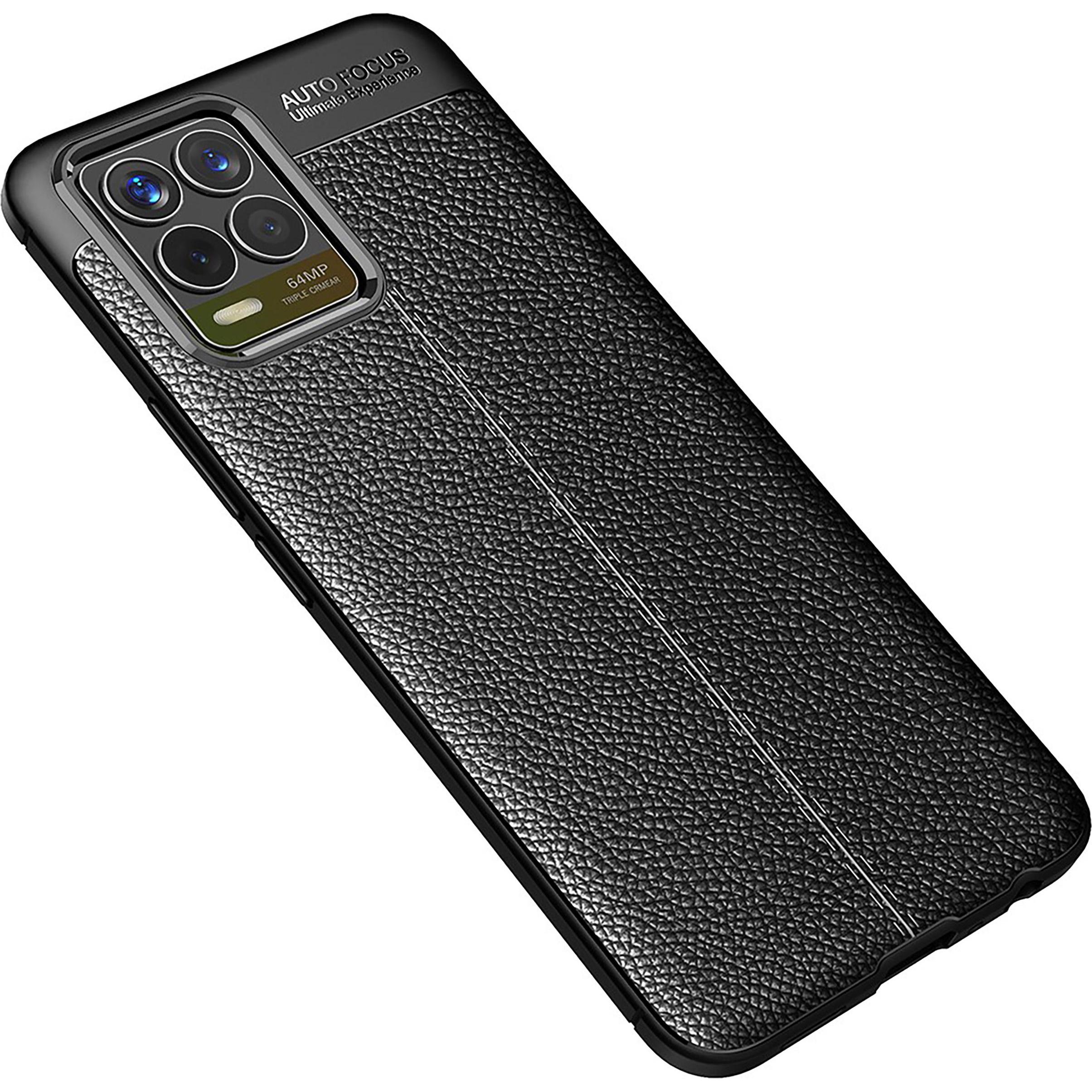 Thumbnail - Cazy Hülle Kompatibel mit Realme 8/8 Pro - Schützhulle Design Back Cover TPU - (realme 8), Smartphone Hülle, Schwarz