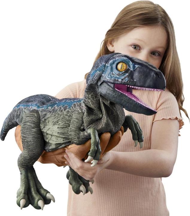 Actual product image Jurassic World Real FX Baby Blue
