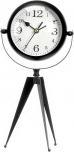 Image du produit Giftdecor horloge en fer forgé cadran ovale miroir noir 32cm