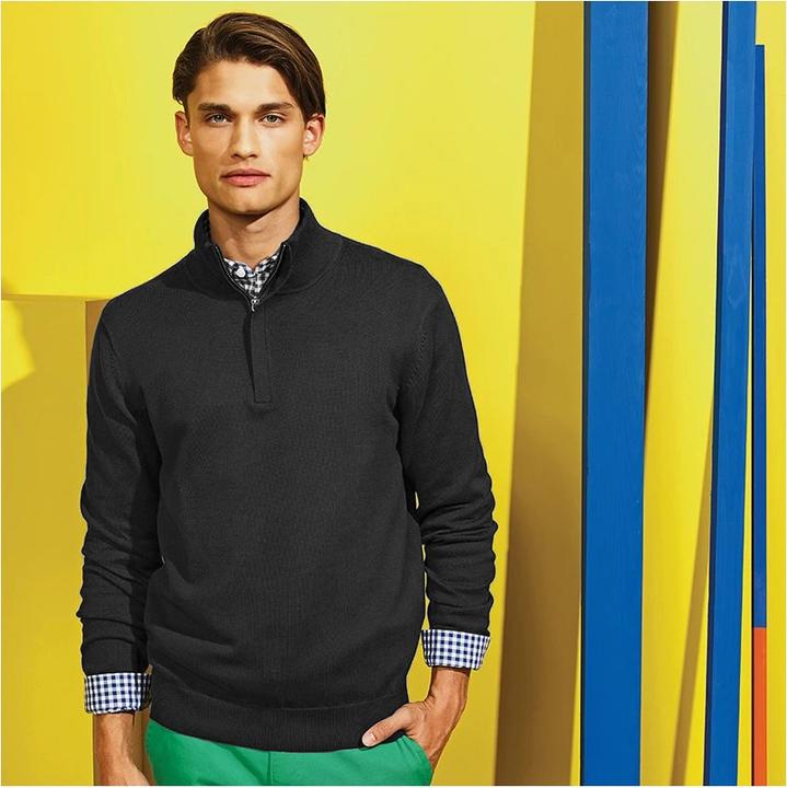 Produktbild Asquith & Fox Sweatshirt Mit Reissverschluss (3XL)