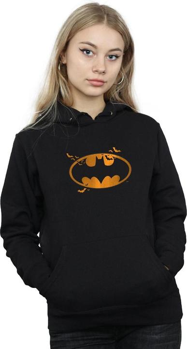 Image du produit - Sweat à capuche BATMAN HALLOWEEN LOGO - Femme (M)