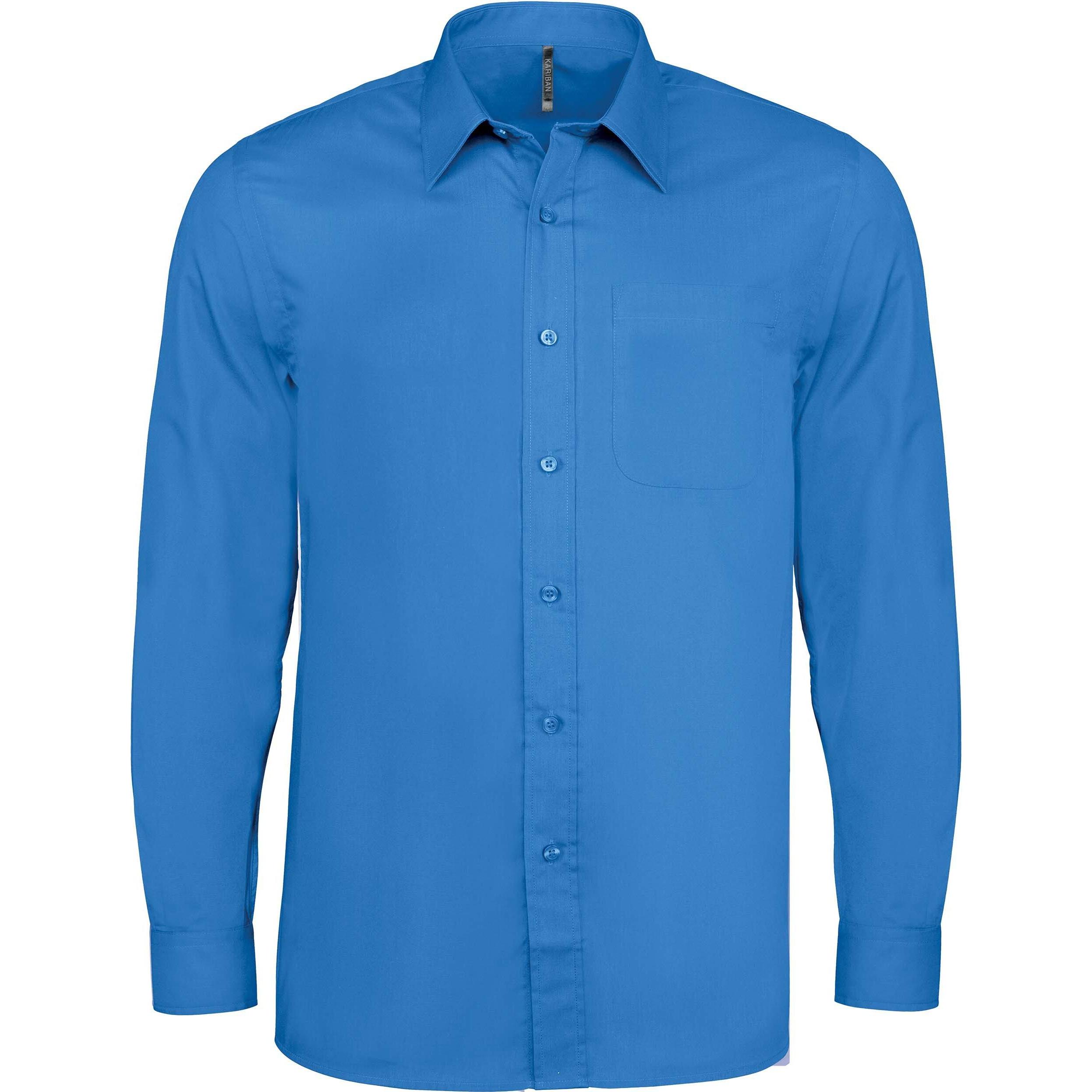 Kariban, Herren, Hemd, Jofrey, Blau, (6XL)