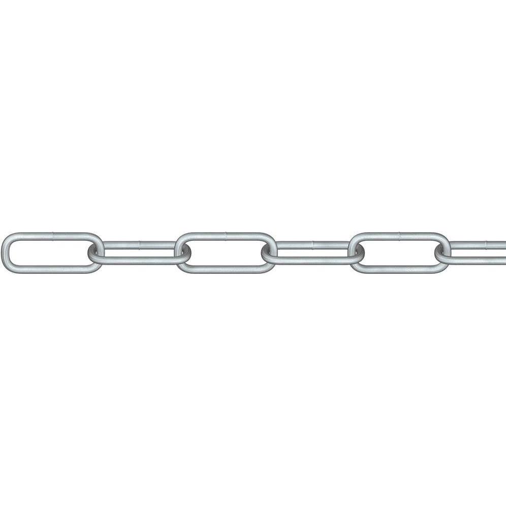 Dörner + Helmer, Kette, 171888 Rundstahlkette Silber Stahl galvanisch verzinkt 30 m (30 m)