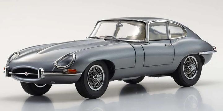 Produktbild Kyosho Sportwagen Jaguar E-Type 3.8 l Coupe MK1, Gun Metal 1:18