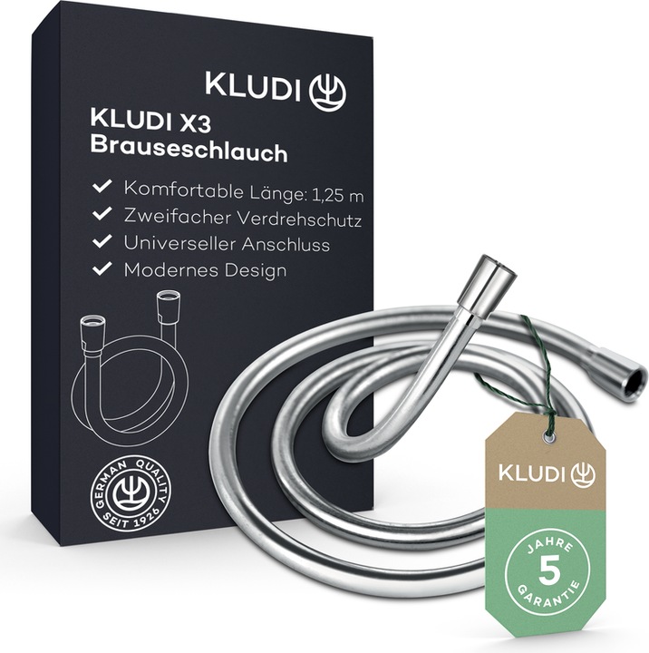 Produktbild Kludi X3 Duschschlauch (125 cm)