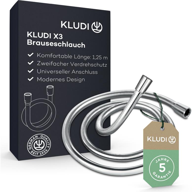 Kludi, Duschschlauch, X3 Duschschlauch (125 cm)