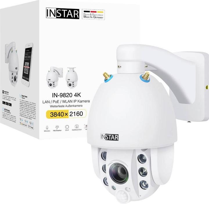 Instar IN-9820 4K weiss 18004 IP Überwachungskamera