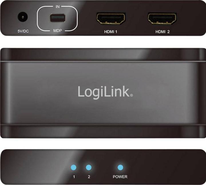 Image du produit LogiLink Mini DisplayPort 4K vers HDMI