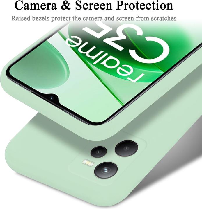 Image du produit Cadorabo TPU Liquid Silicone Case Housse pour Realme C35 / Narzo 50A PRIME (Realme C35, Realme Narzo 50A Prime)